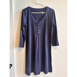 Lily Pulitzer Amber Dress Size Medium Navy Blue Resort Coastal